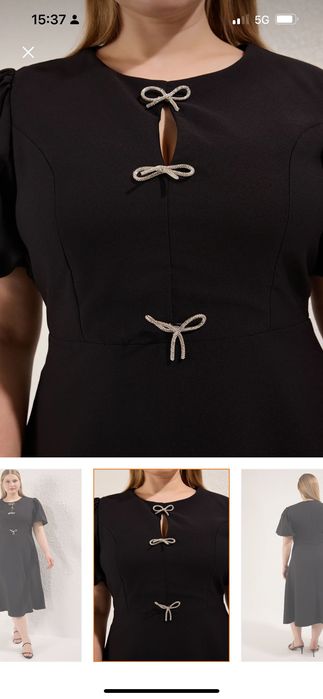 Черна шикозна рокля