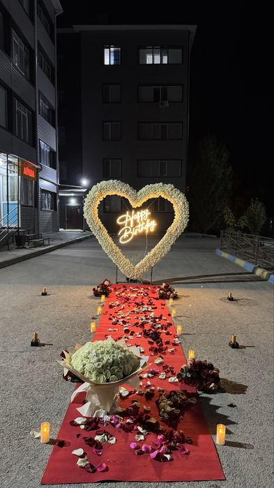 Happy birthday, оформление на день рождение! Буквы Мама фейерверк