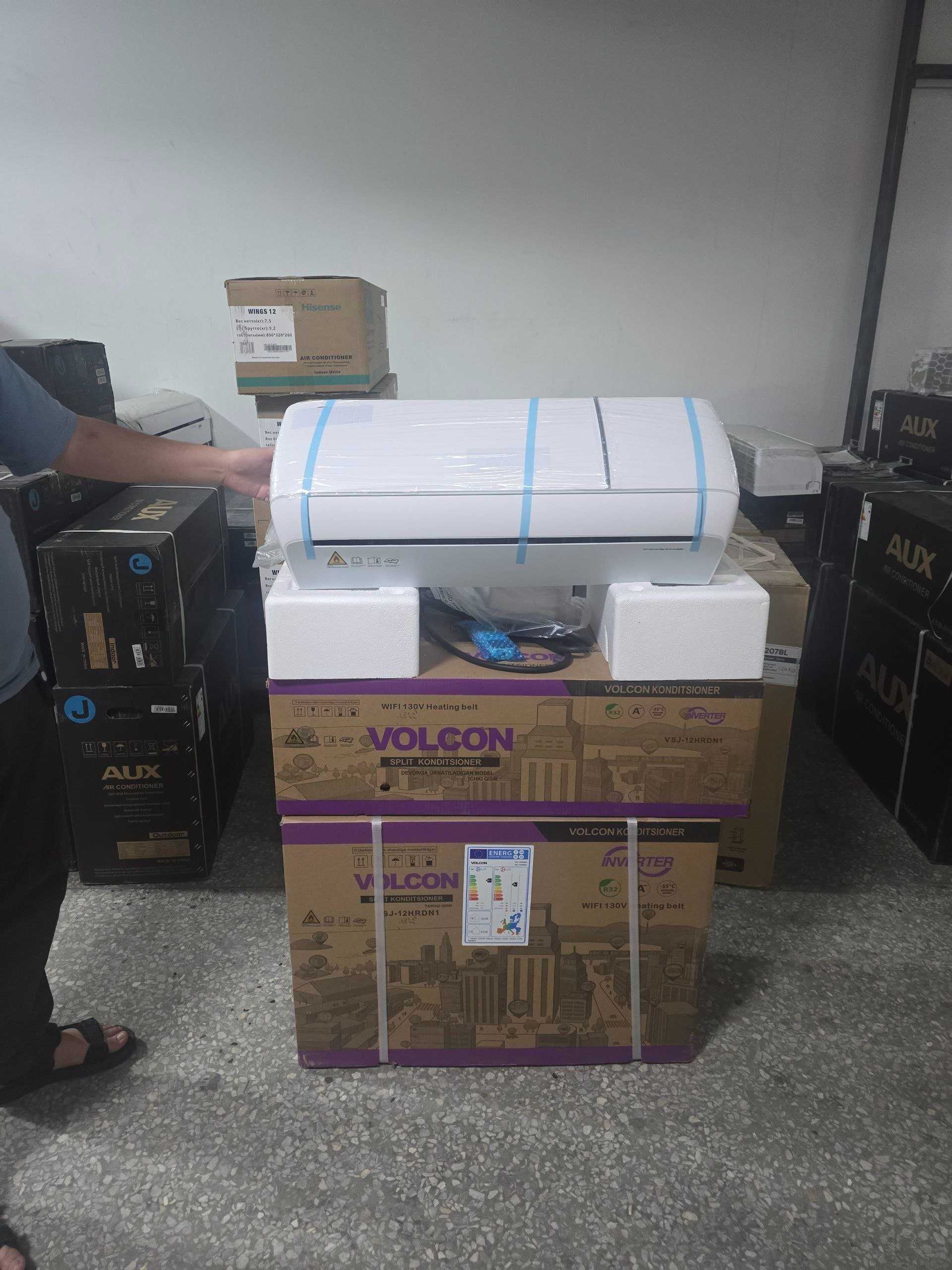 Кондиционеры VOLCON 12 бту максималний 40 кв   Invertor +доставка. в о