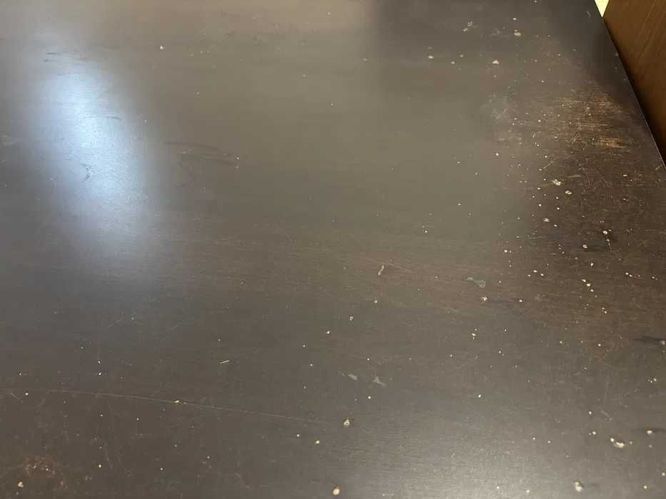 Masuta cafea IKEA, negru-maro, 118x78cm