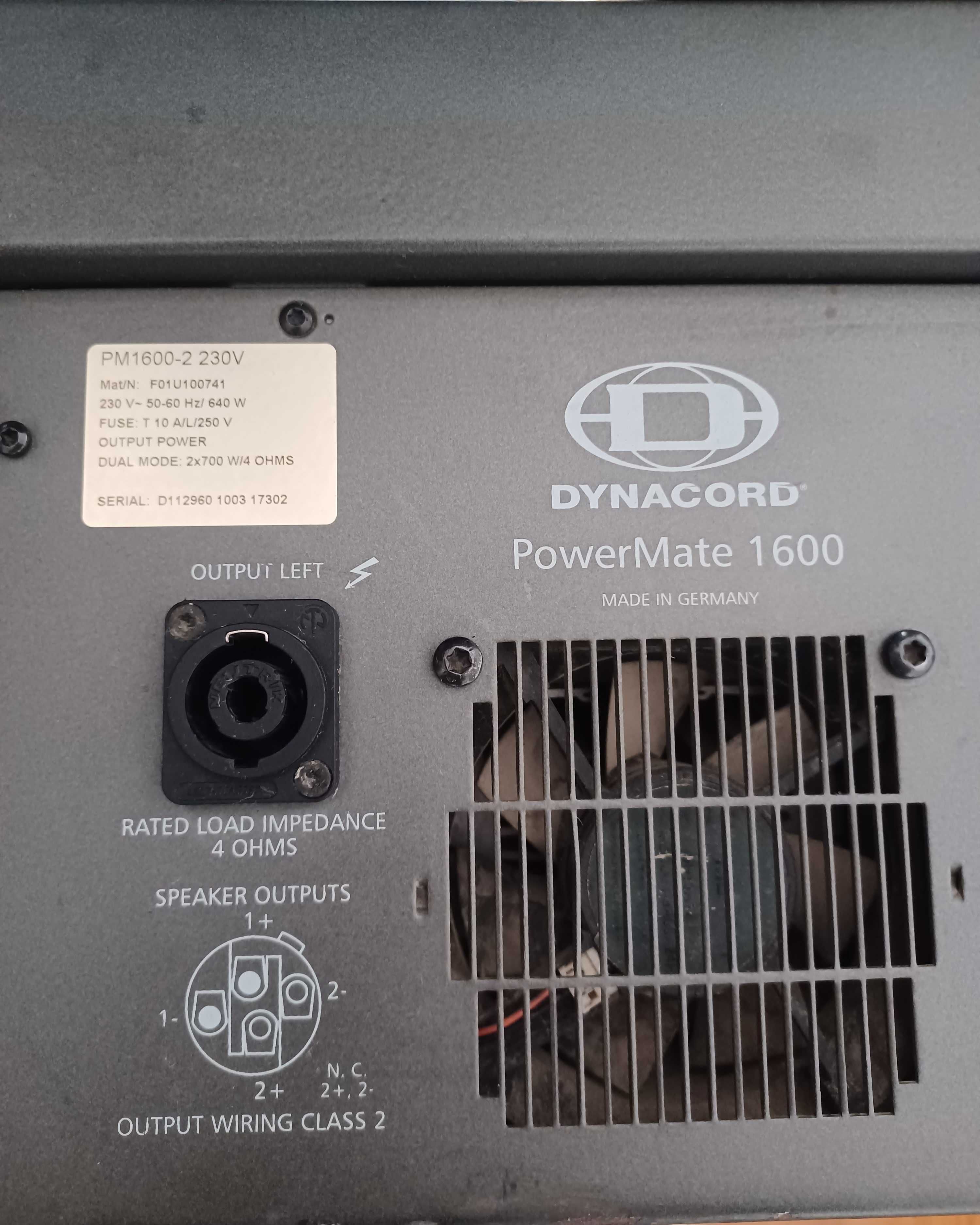 Продавам DYNACORD PowerMate 1600 
С МЕК КАЛЪФ!