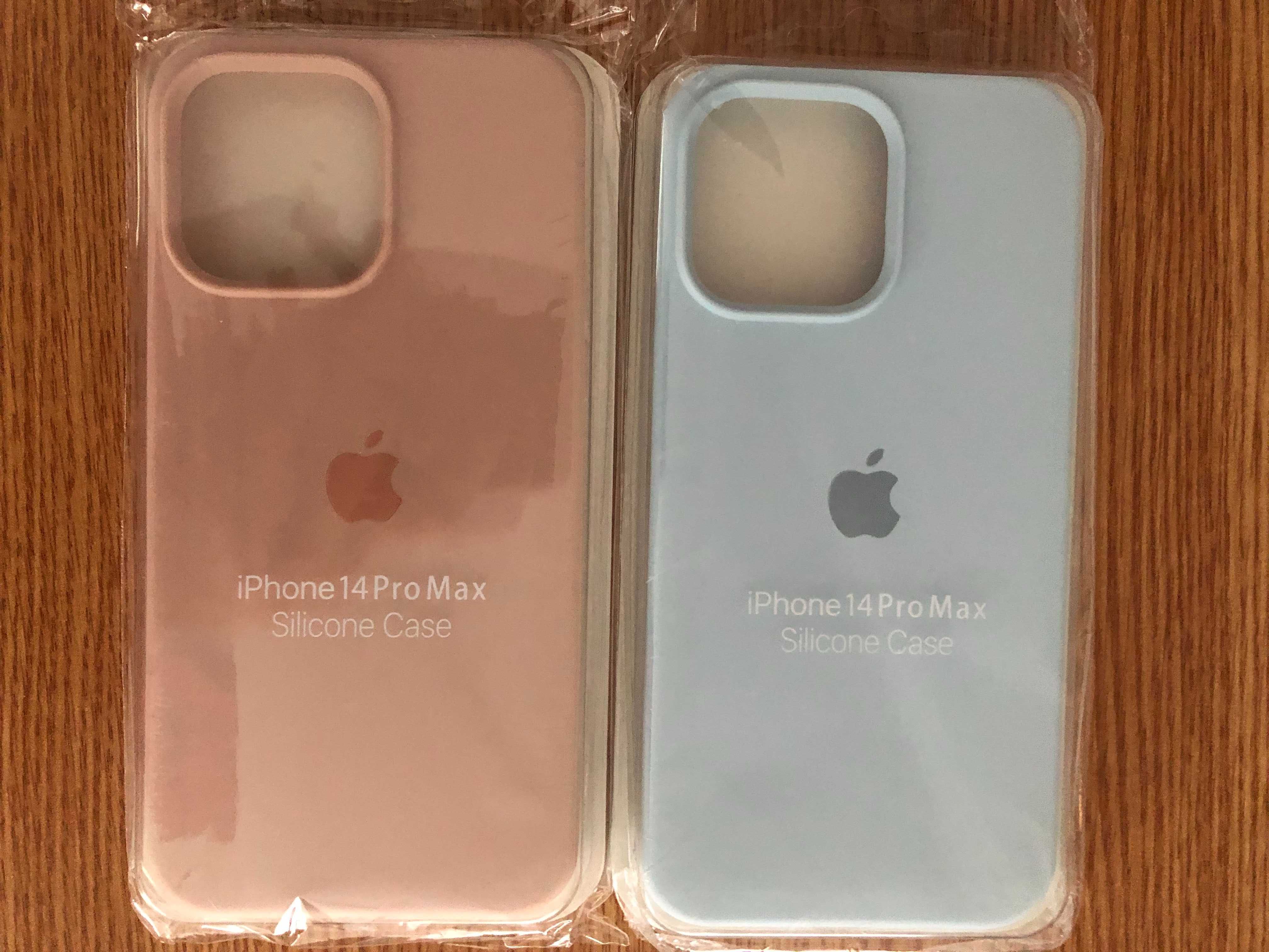 2 x Huse silicon Apple Logo - Iphone 14 Pro Max