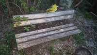 Чисто нова дървена пейка 1.40 м