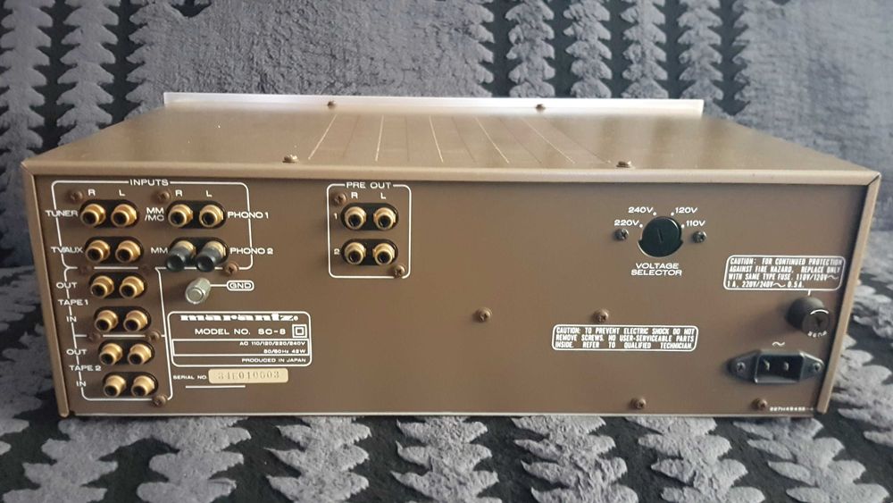 vintage MARANTZ SC-8 ESOTEC GOLD preamplificator High-End