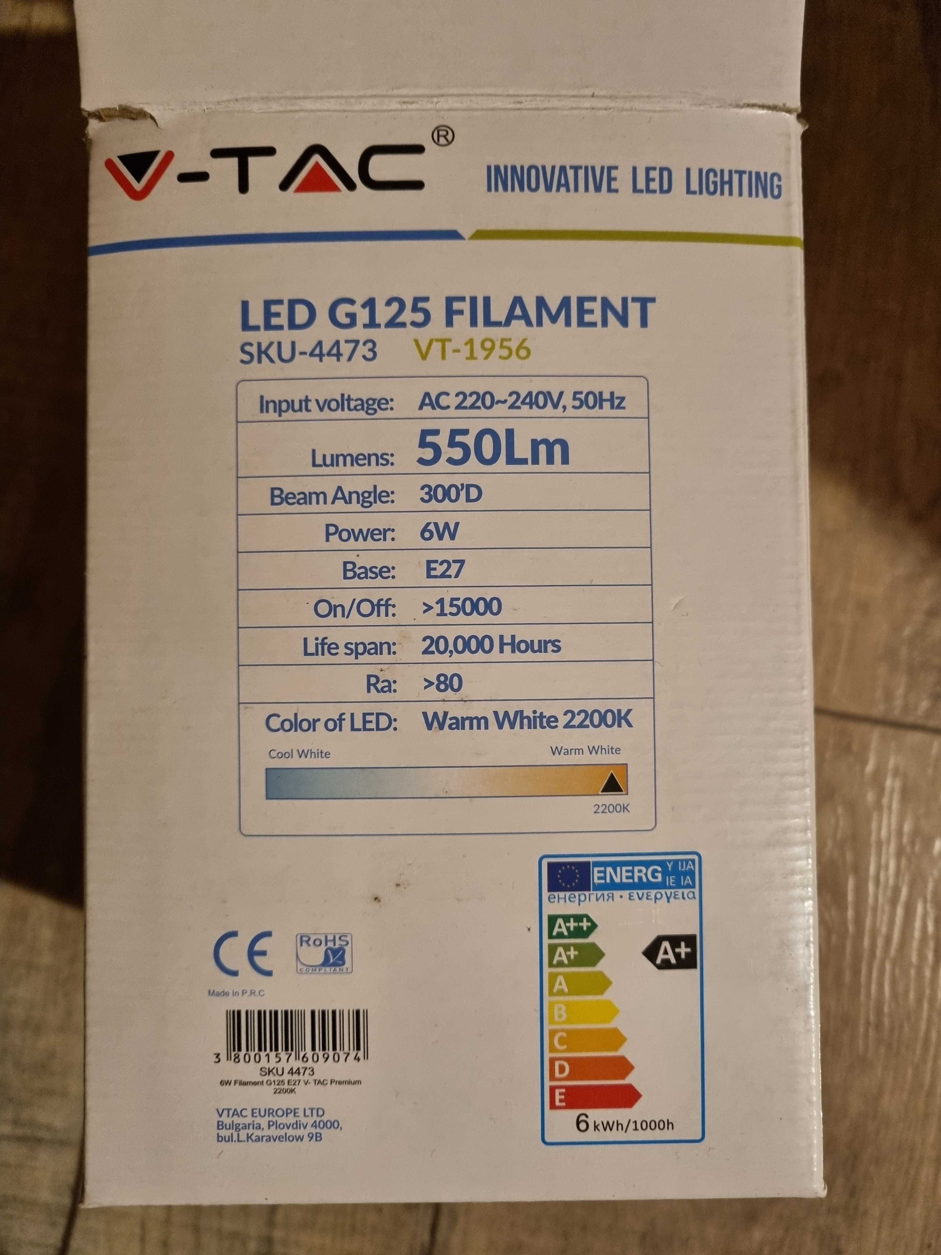 LED  крушки Филамент прозрачно покритие
