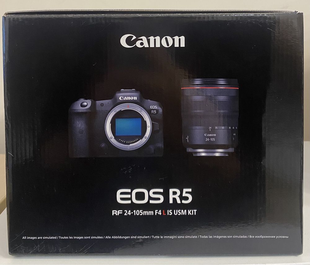 Фотокамера Canon EOS R5 kit RF 24-105mm F4L IS USM