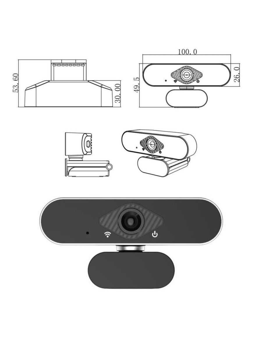 Веб камера для компьютера Xiaomi Xiaovv FullHD USB с микрофоном