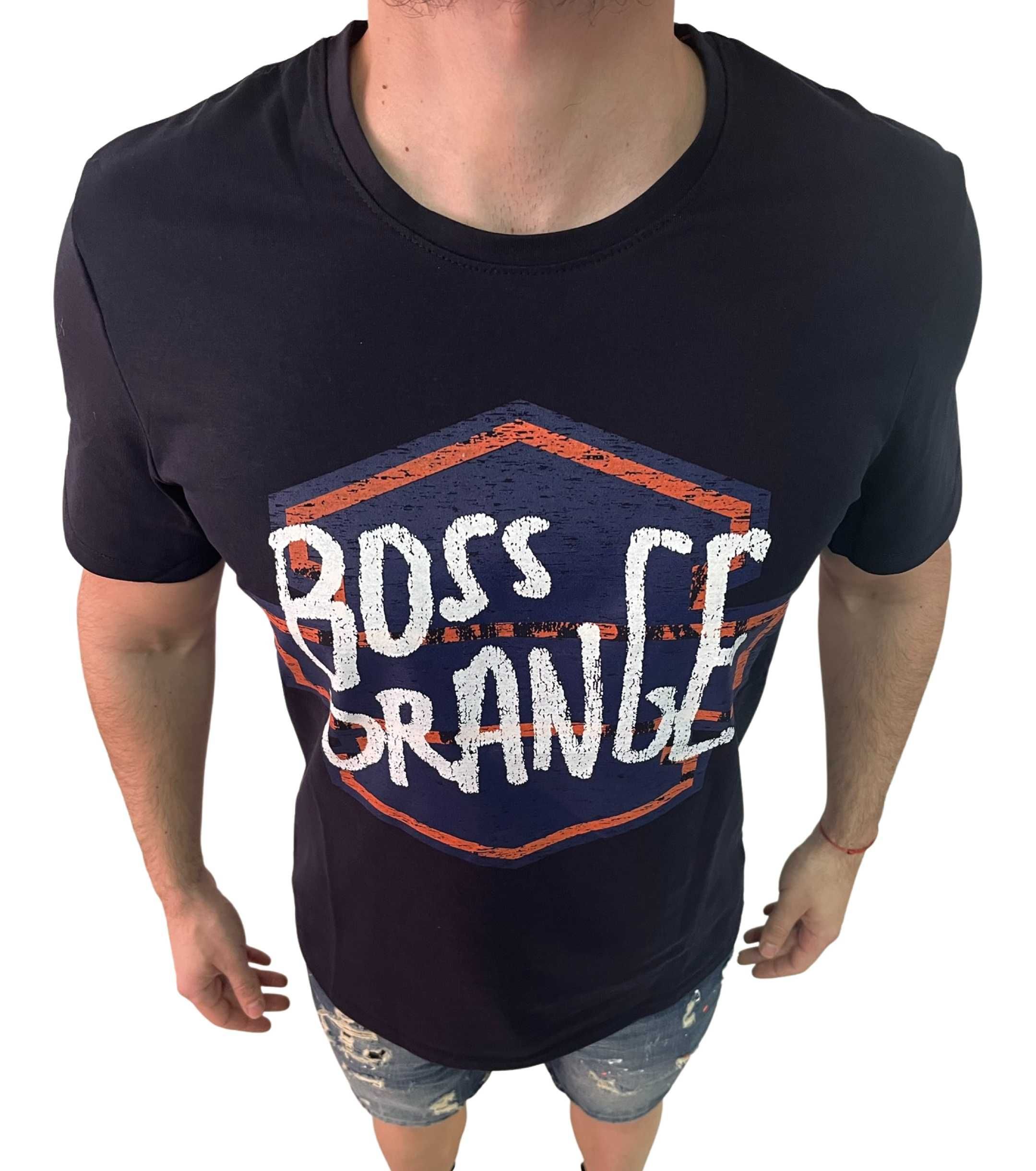 Мъжка тениска Boss Orange Black !!!