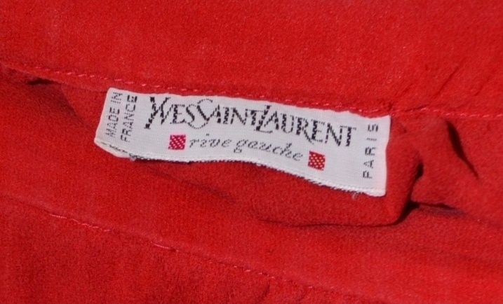 Fusta Yves Saint Laurent  din mătase