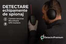 Verificare echipamente de spionaj – camere ascunse, microfoane, GPS