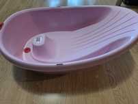 Cadita Onda Baby, Roz, Ok Baby cu termometru inclus