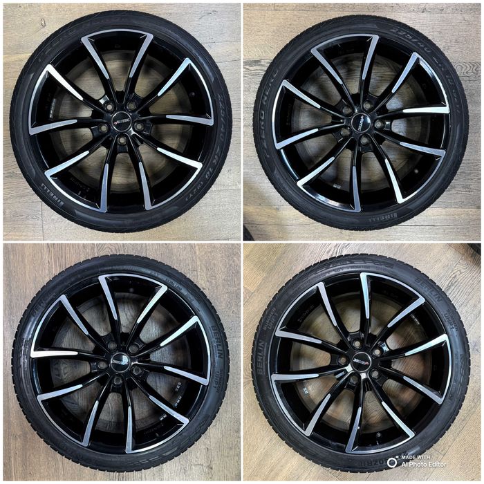 Set Jante Bi Color cu anvelope 225/40/18 VW Golf Skoda Passat