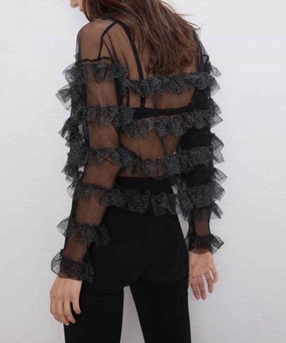 Bluza Zara cu volanase