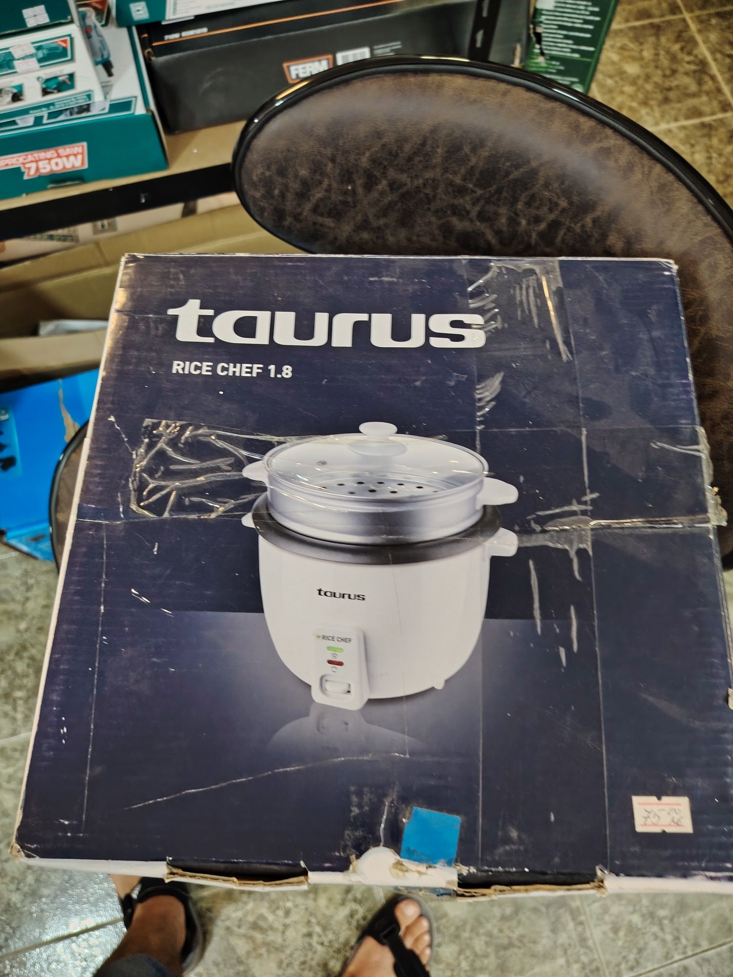 Уред за приготвяне на ориз Taurus Rice Chef, 700W, Готвене на пара, 1