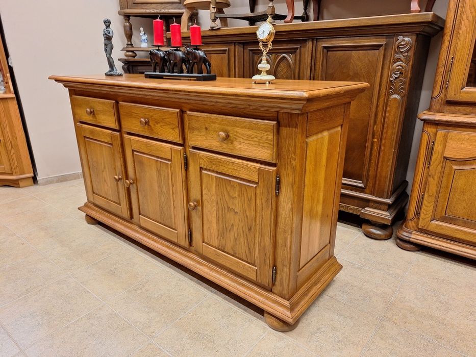 Луксозен комод, скрин, бюфет, шкаф дъб масив