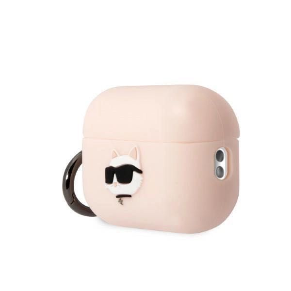 Силиконов калъф с карабинер за Apple AirPods Pro 2 Karl Lagerfeld