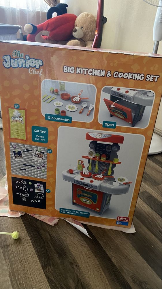 Vand bucatarie de jucarie pentru copii,noua in cutie, 67 cm înălțime