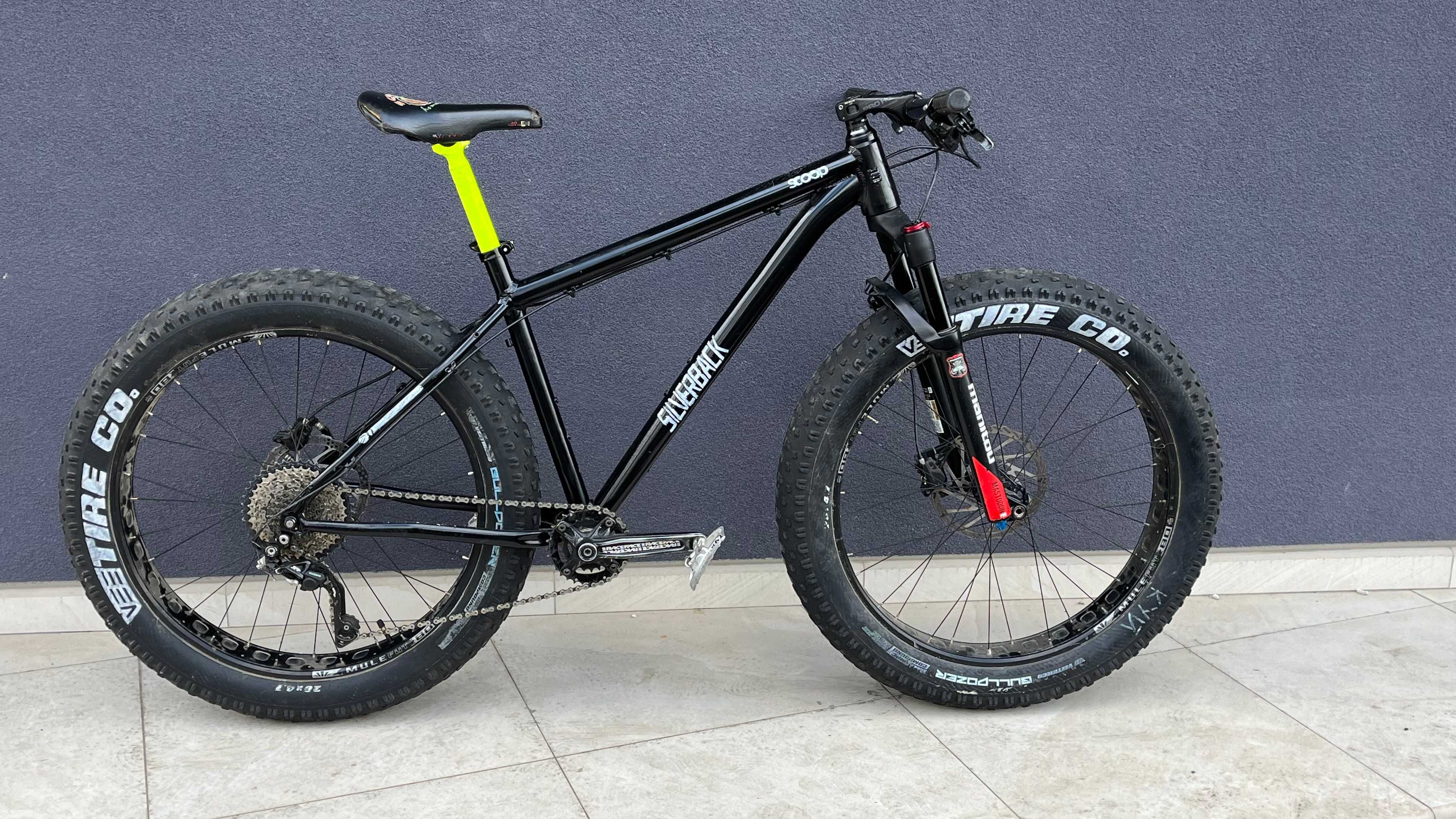 bicicleta Fat Bike scoop silverback 2017 + Manitou Mastodon pro Ext
