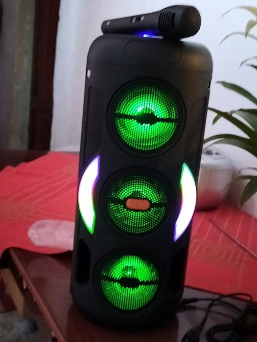 Boxa karaoke party evenimente noua de 40w cu mikrofon radio usb Blueto