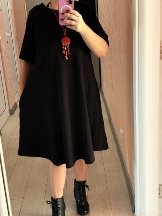 Рокля Reserved памучна