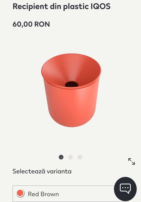 Tablou lampă + recipient scrumiera plastic Iqos