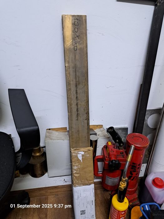 Bronz bară 100x30