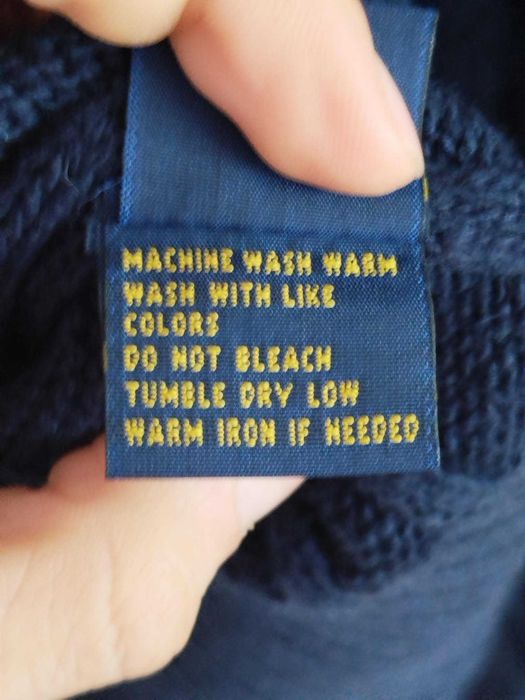 Пуловер Ralph Lauren - мъжки, тъмносин