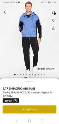 Trening barbati Emporio Armani EA7, bumbac
