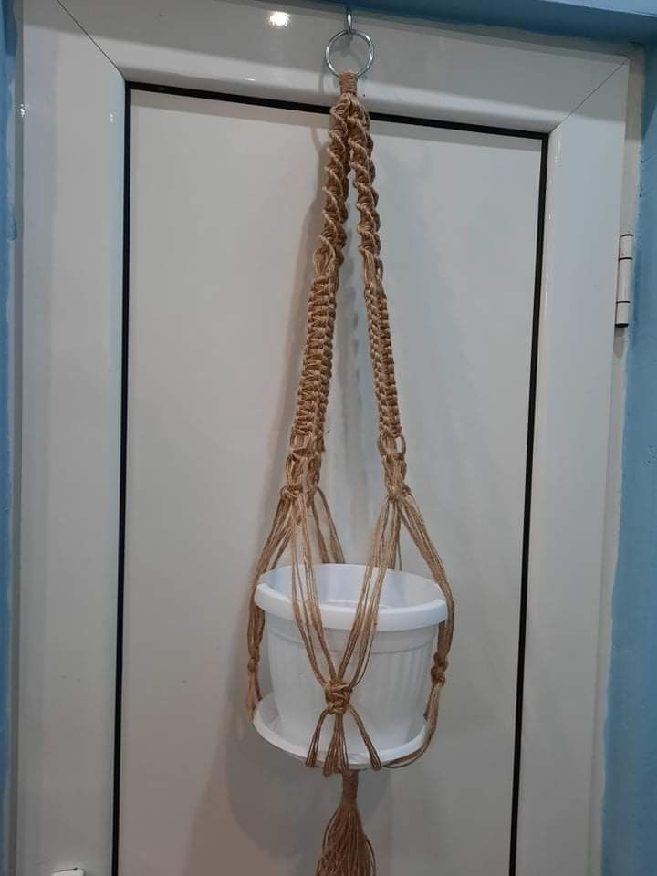 Цветарник макраме