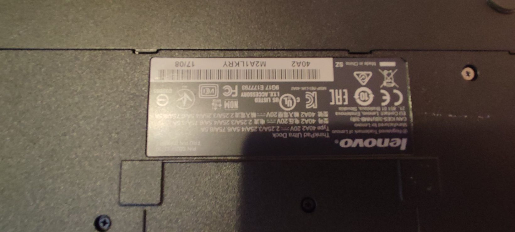 Docking Station Lenovo ThinkPad Ultra, Porturi: 3xUSB 2.0/ 3xUSB 3.0/