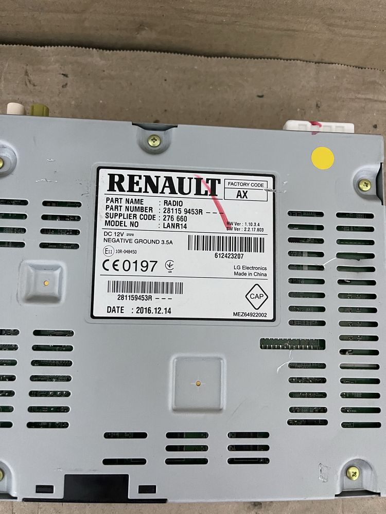 Dsplay navi + unitate media Renault Megane 4 281159453R 280909833R