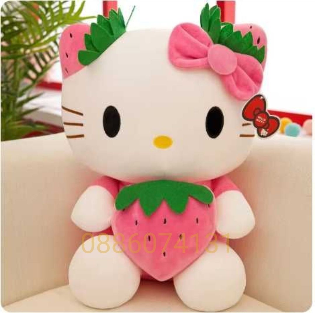Плюшена играчка Hello Kitty Sanrio Kuromi, Плюшена играчка Кити, 30см