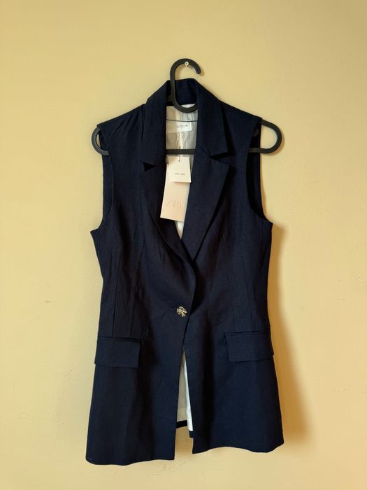 Zara елек с 50% лен