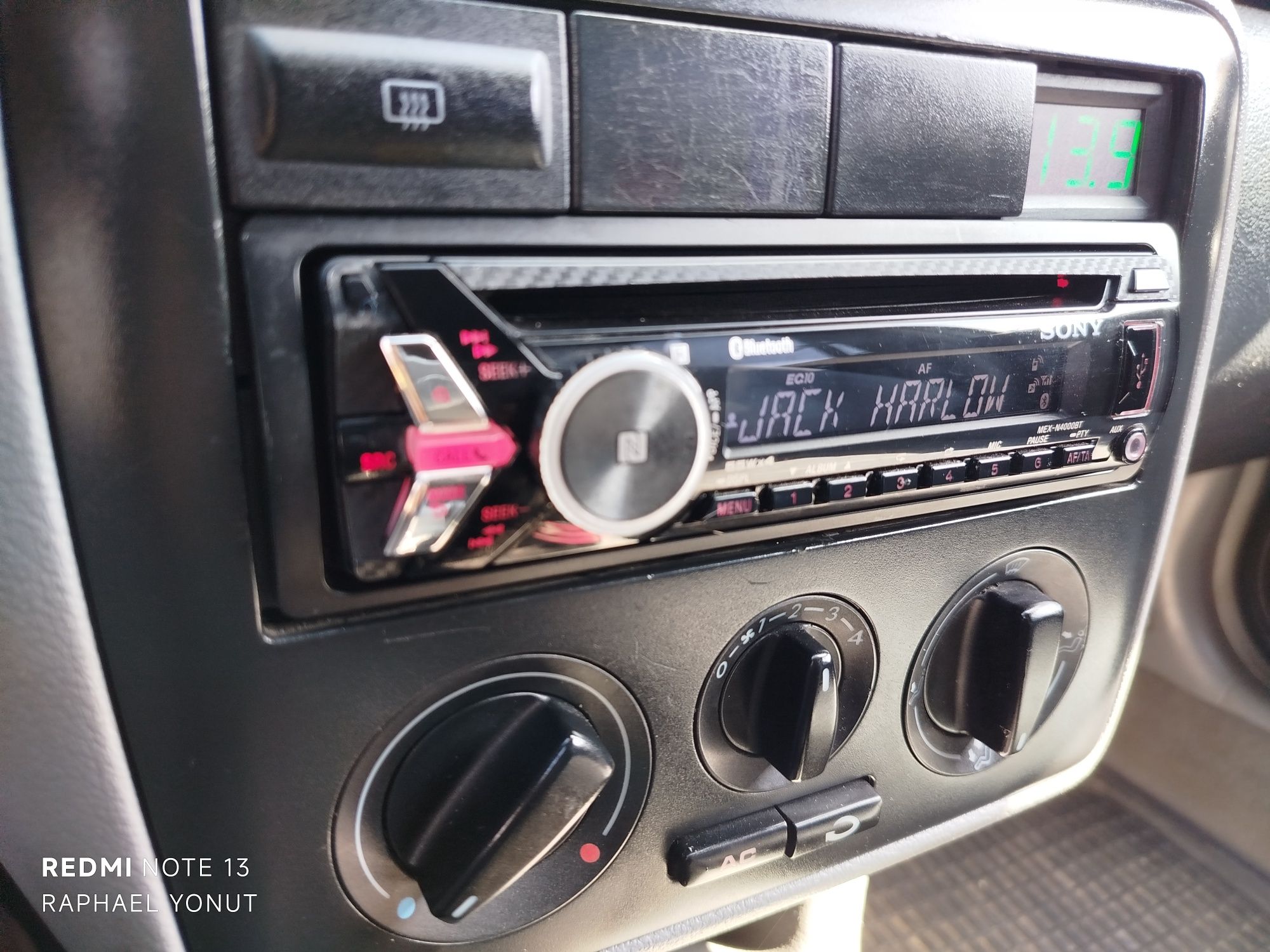 Instalație player auto Sony mex n4000bt Bluetooth usb  Pioneer Alpine