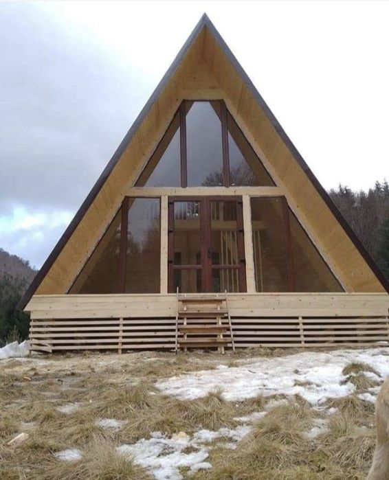 Vindem cabane din lemn tip A