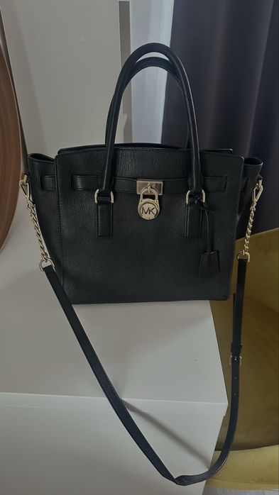 Geantă piele naturală Michael Kors