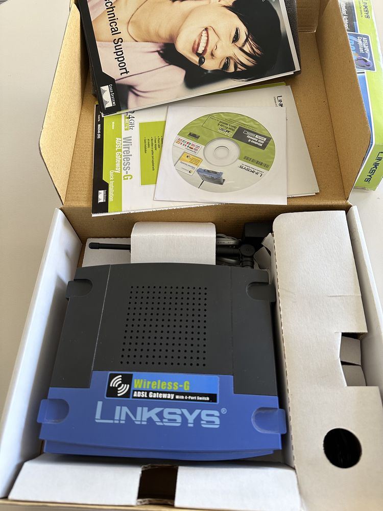 ADSL рутер Linksys WAG54G