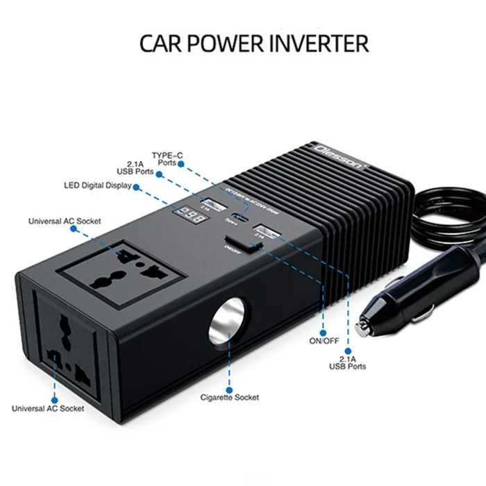 Преобразувател на напрежение 200W от 12V24V на 220V - 1665