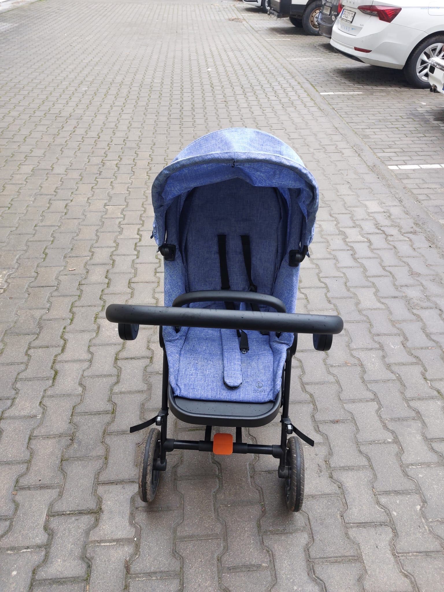 Stokke Beat Blue Melange - детска количка
