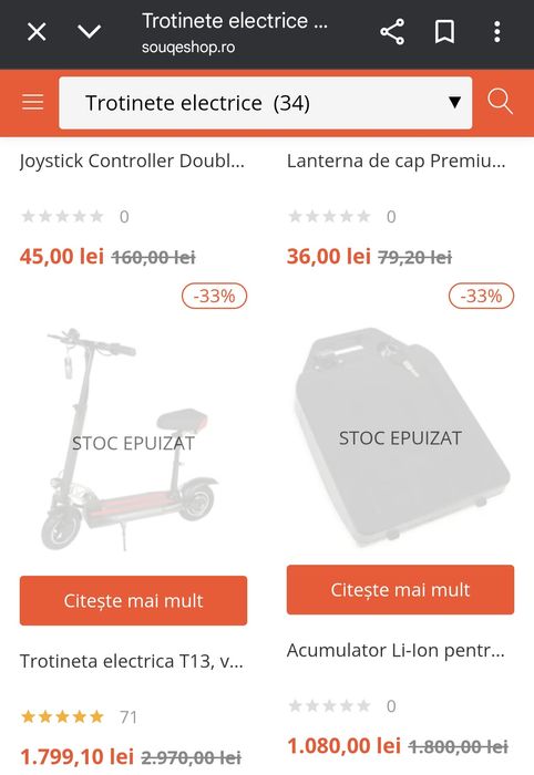 Vând trotineta Electrica T13 45km/H