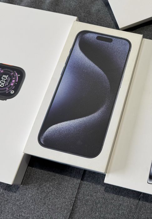 iPhone 15 Pro Blue Titanium