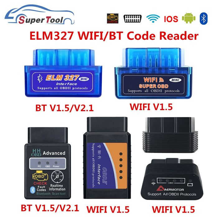Автосканер ELM 327 ,OBD 2,
