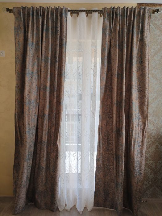 Set complet: perdea+draperie