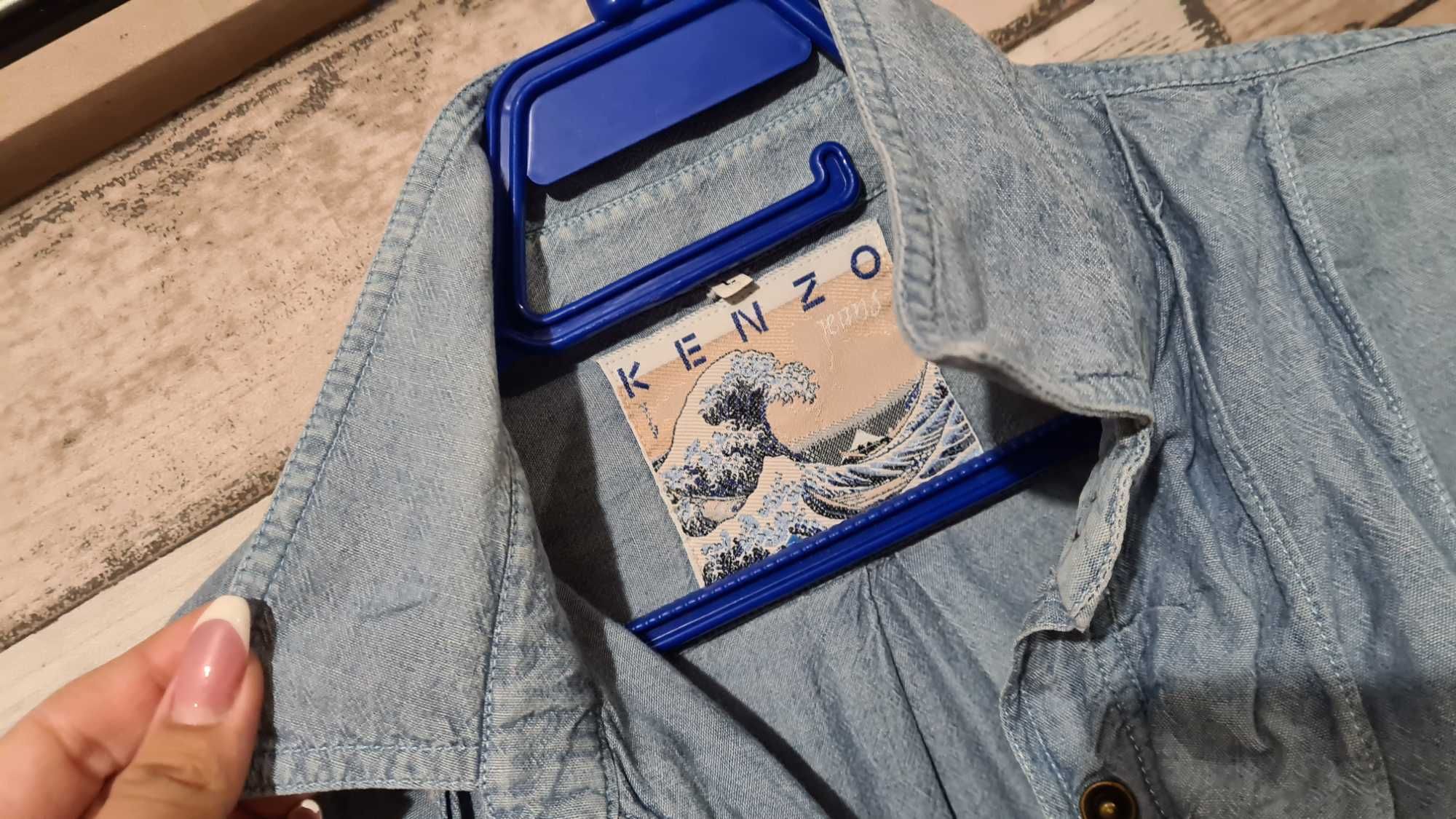 Kenzo L (627)-дамска дънкова риза