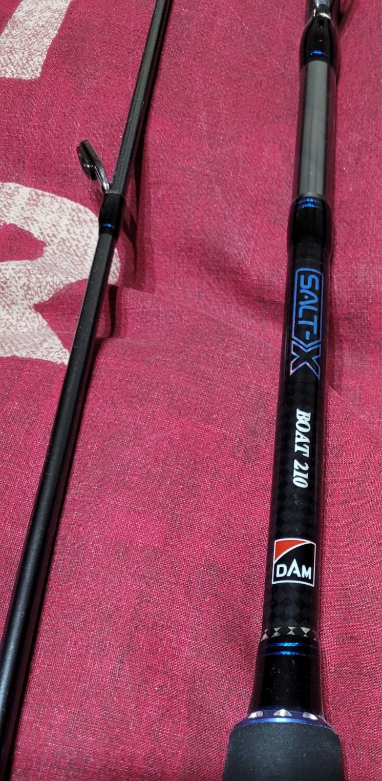 Продавам 2бр въдици DAM и 2бр макари SHIMANO