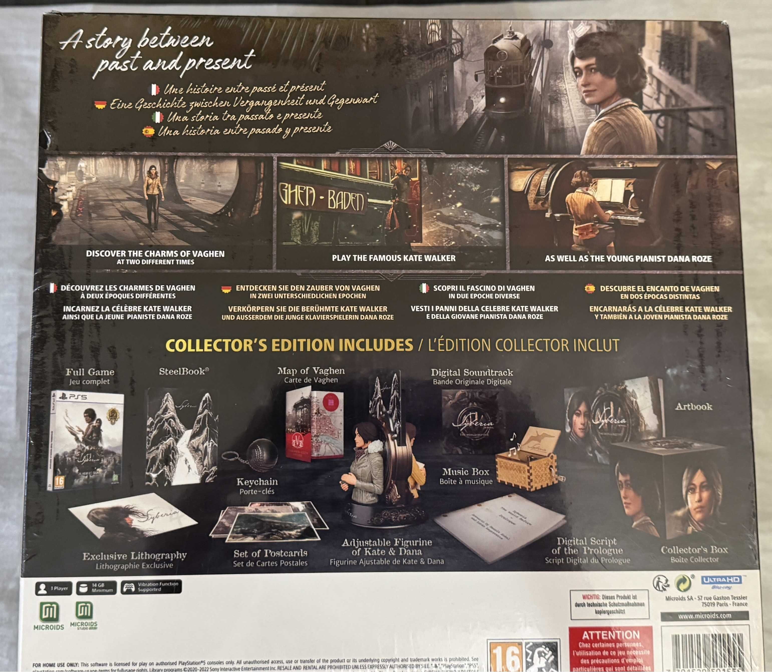 чисто нова Syberia The World Before Collectors Edition за PS5