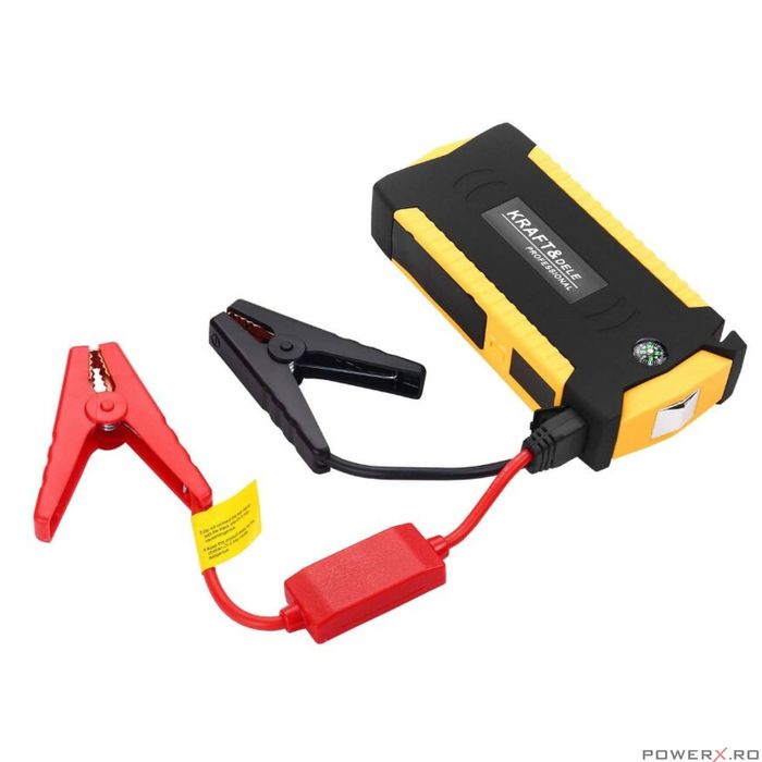 Starter auto multifunctional, lanterna, 16800mAh, curent pornire 300A,