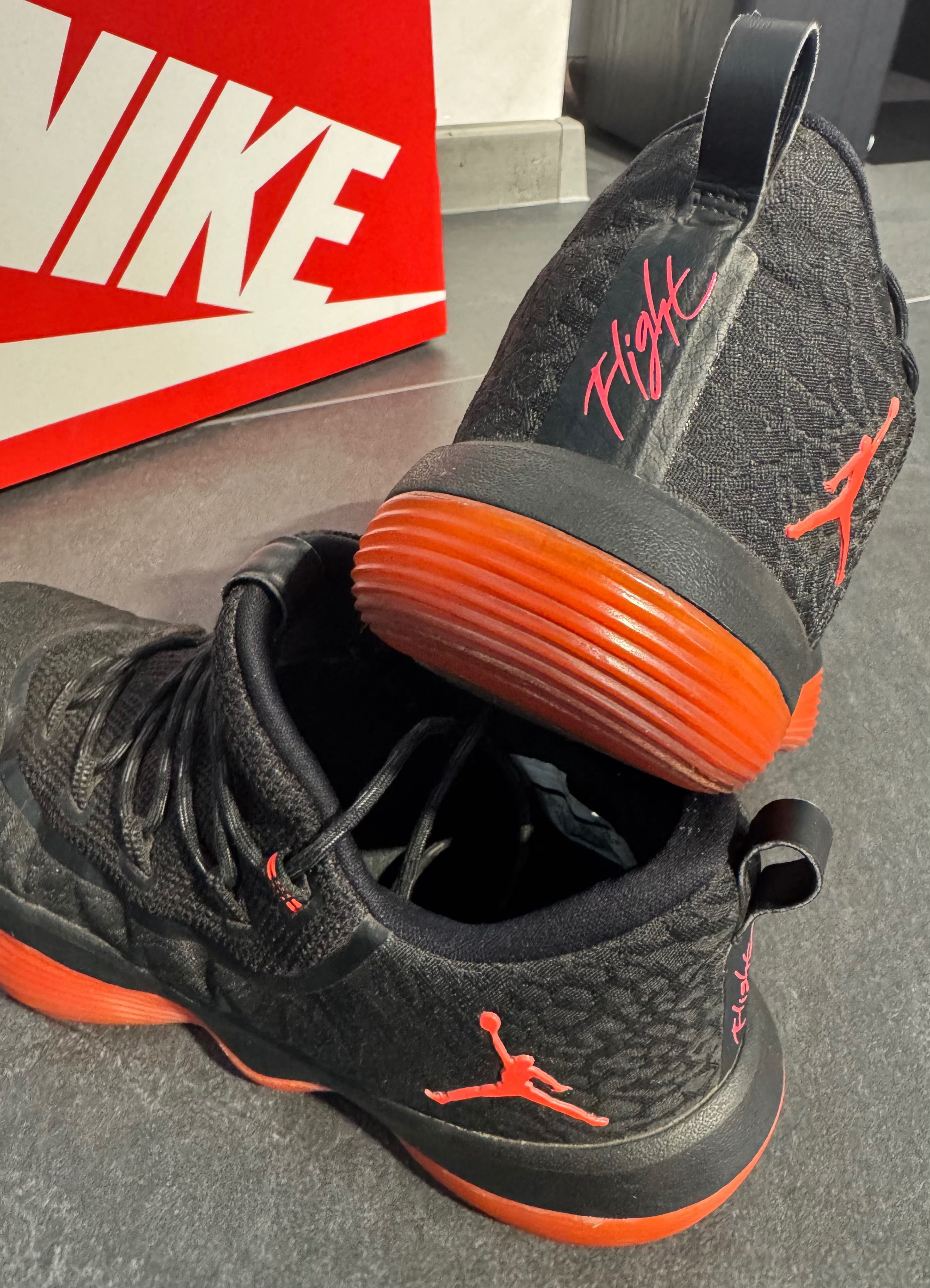 Маратонки Air Jordan Super Fly Low “Black Infrared” - 45 номер