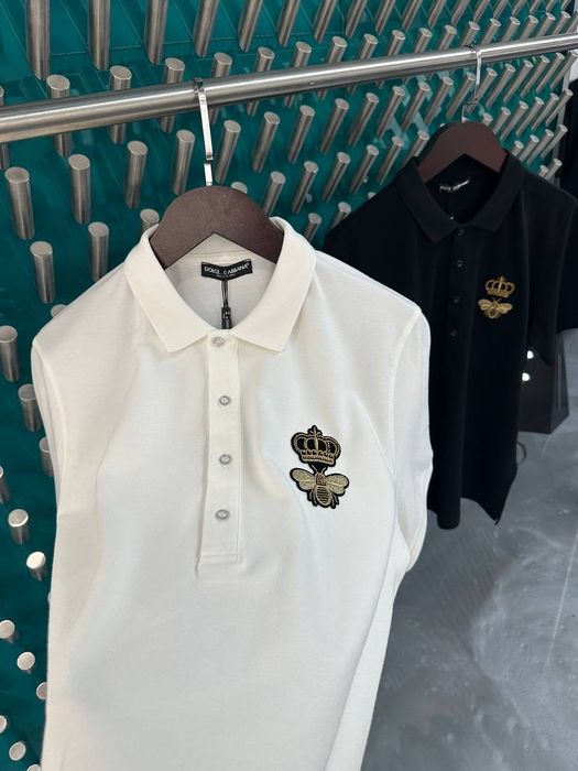 Tricou barbati DG polo alb