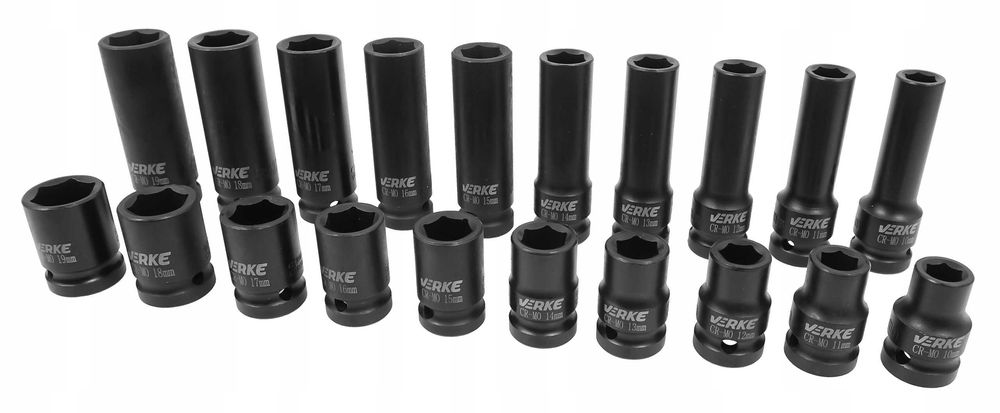 Set chei tubulare impact ½ 20 piese 10-19mm (V39464)